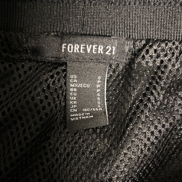 Forever 21 Color Block Joggers in Black, Green, and Purple - Picture 3 of 6